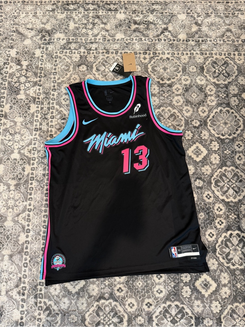 Bam Adebayo Miami Heat Nike Swingman Jersey Black Size XL